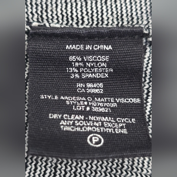 Theory Ribbed Matte Viscose Long Sleeve Sweater Dress Gray Size M - Picture 7 of 7